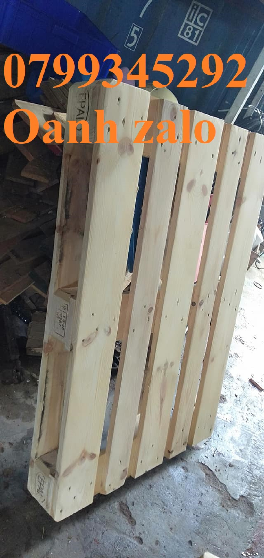 Pallet gỗ Euro 1200x800x140mm Quảng Bình – 0799345292 Oanh