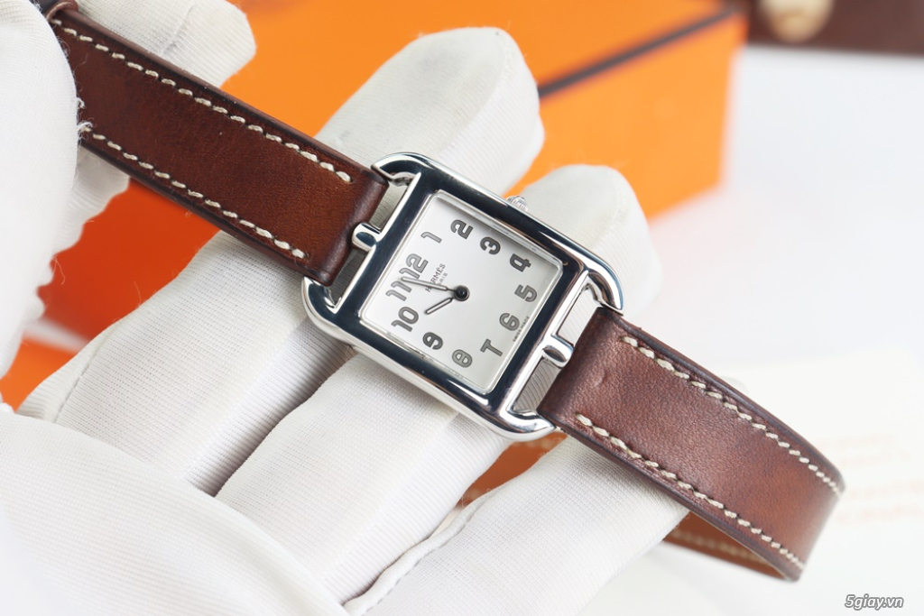 Đồng Hồ Nữ : Hermes Cape Cod Small CC1.210 - Dây da Fullbox... - 2