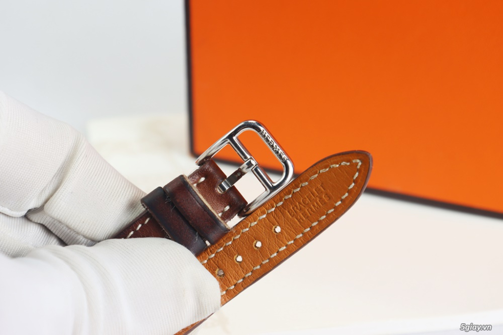 Đồng Hồ Nữ : Hermes Cape Cod Small CC1.210 - Dây da Fullbox... - 12