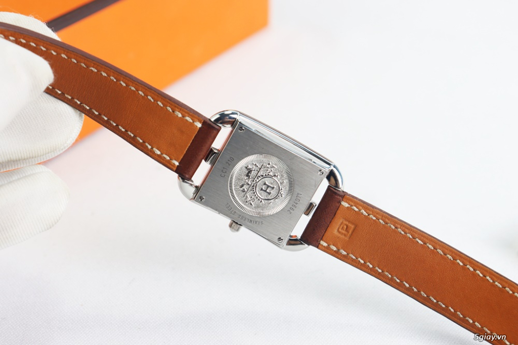 Đồng Hồ Nữ : Hermes Cape Cod Small CC1.210 - Dây da Fullbox... - 9
