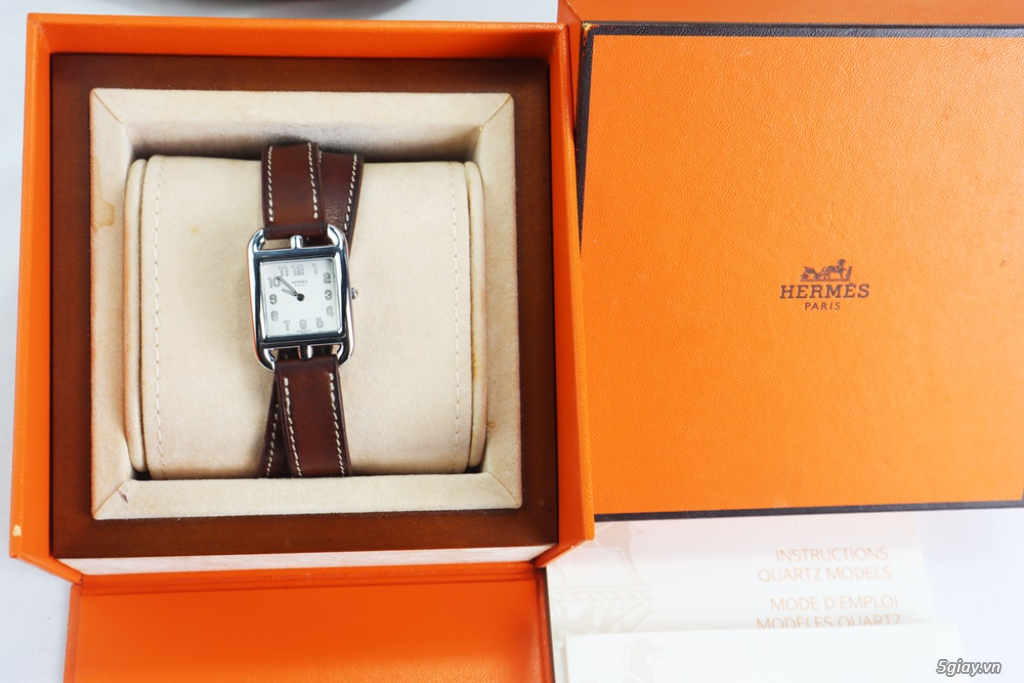 Đồng Hồ Nữ : Hermes Cape Cod Small CC1.210 - Dây da Fullbox... - 1