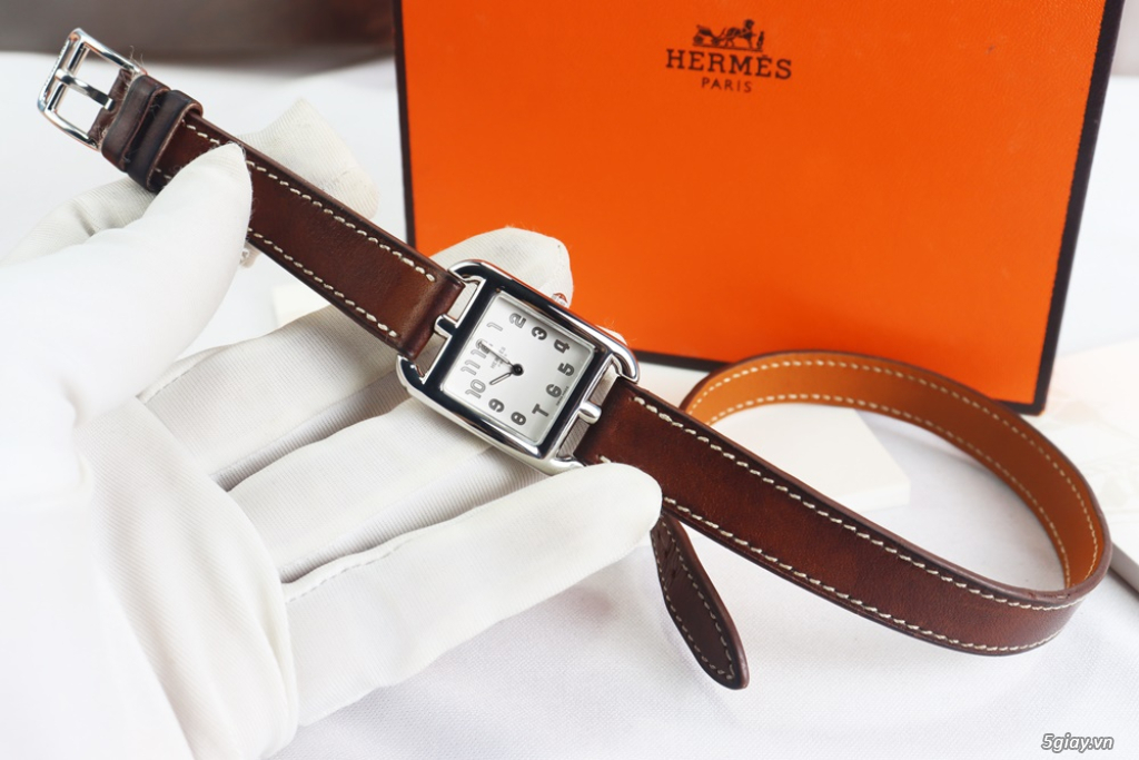 Đồng Hồ Nữ : Hermes Cape Cod Small CC1.210 - Dây da Fullbox... - 3