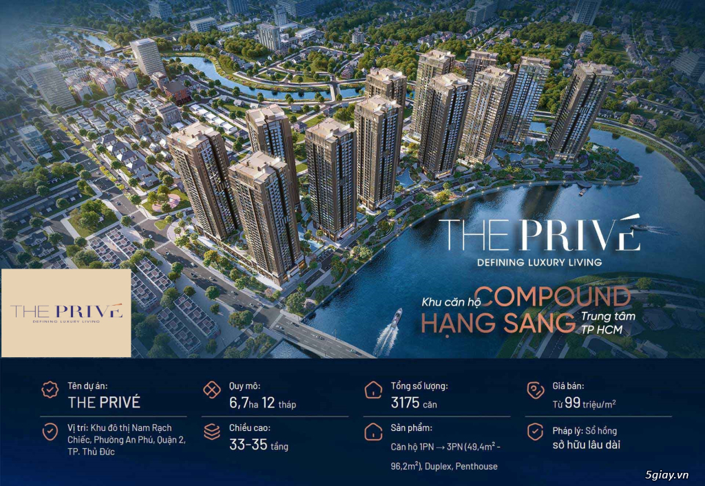 Dự án The Prive , khu căn hộ Biệt Lập - Hạng Sang - Trung Tâm Sài Gòn