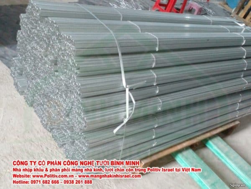 Vật tư không thể thiếu trong thi công nhà kính: Thanh nẹp & ziczac