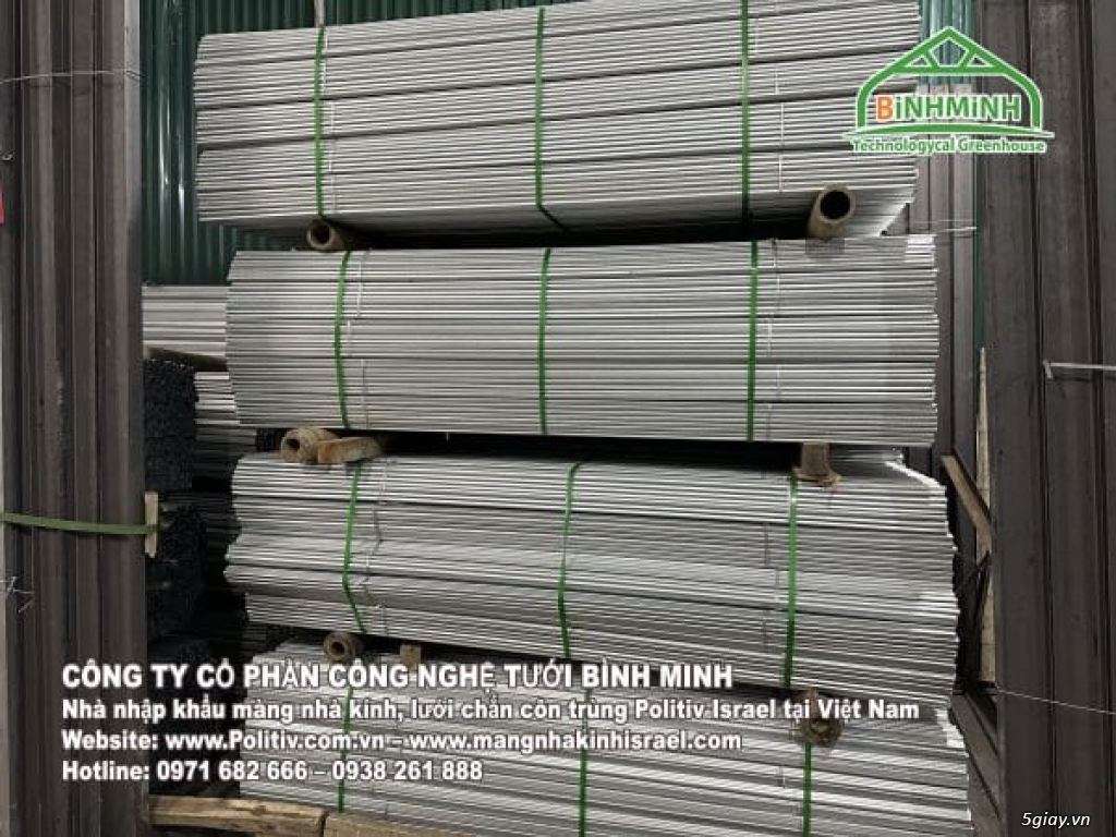 Vật tư không thể thiếu trong thi công nhà kính: Thanh nẹp & ziczac - 1