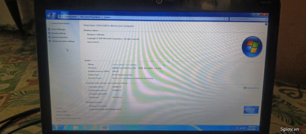 Ve chai latop cỏ HP còn xài tốt - 6