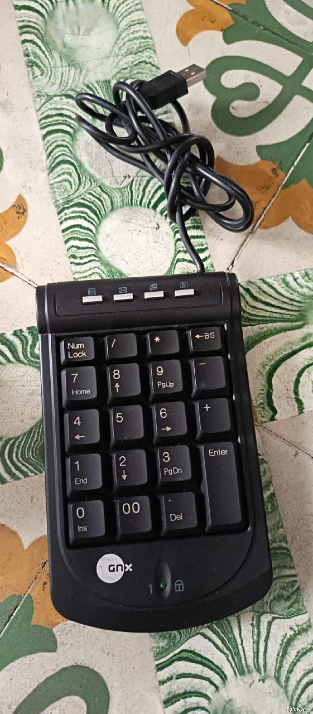 Bàn phím số cho laptop có 2 cổng USB - 2