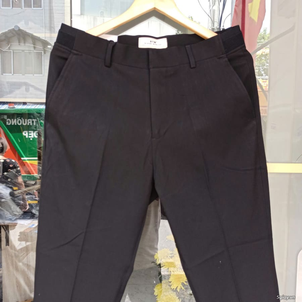 Quần tây BTM công sở màu đen co giãn nhẹ