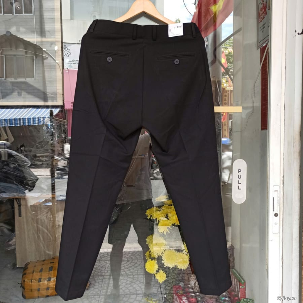 Quần tây BTM công sở màu đen co giãn nhẹ - 3