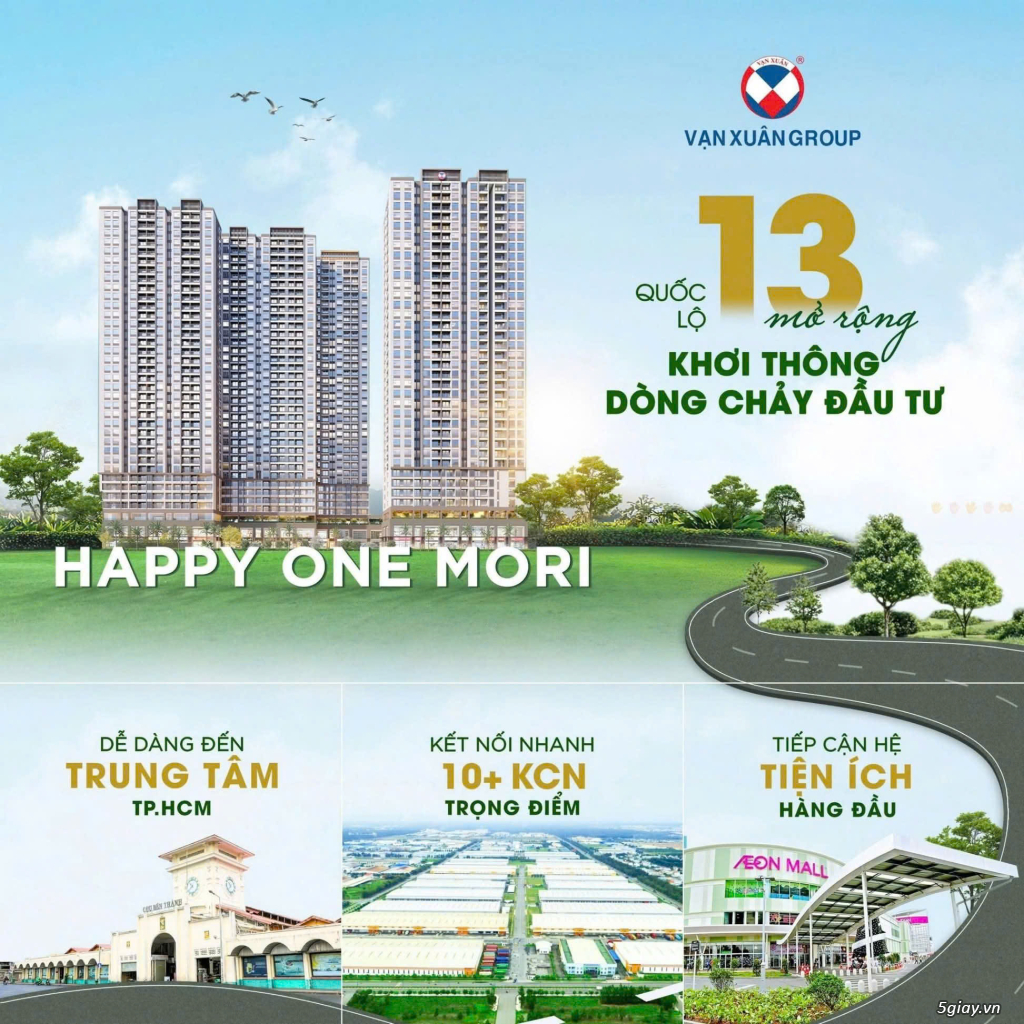 Vạn Xuân Group vừa ra mắt dự án Happy one mori giá rumor 38.6tr/m2 - 10