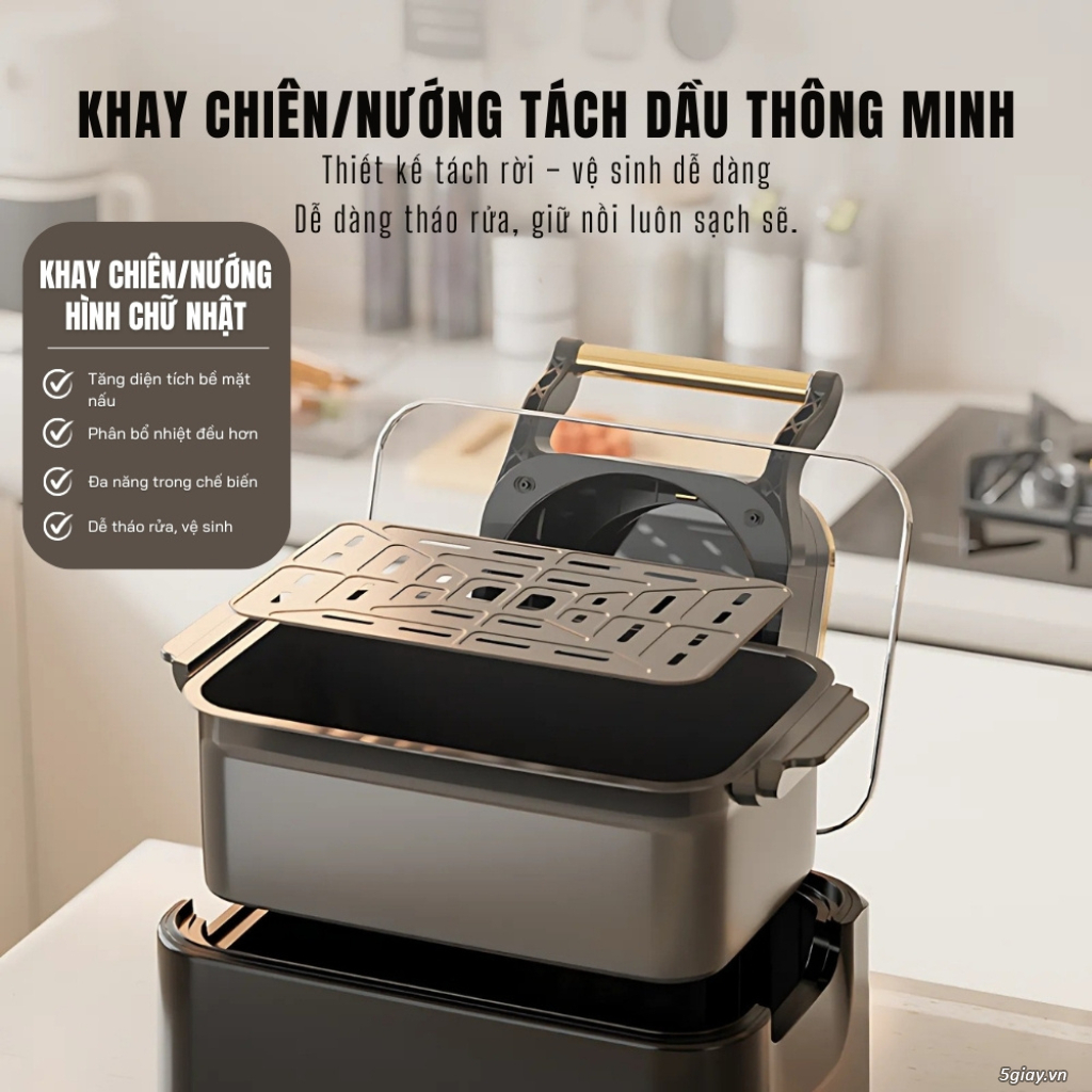 Nồi chiên không dầu TEKYOMI BN-01 - 15