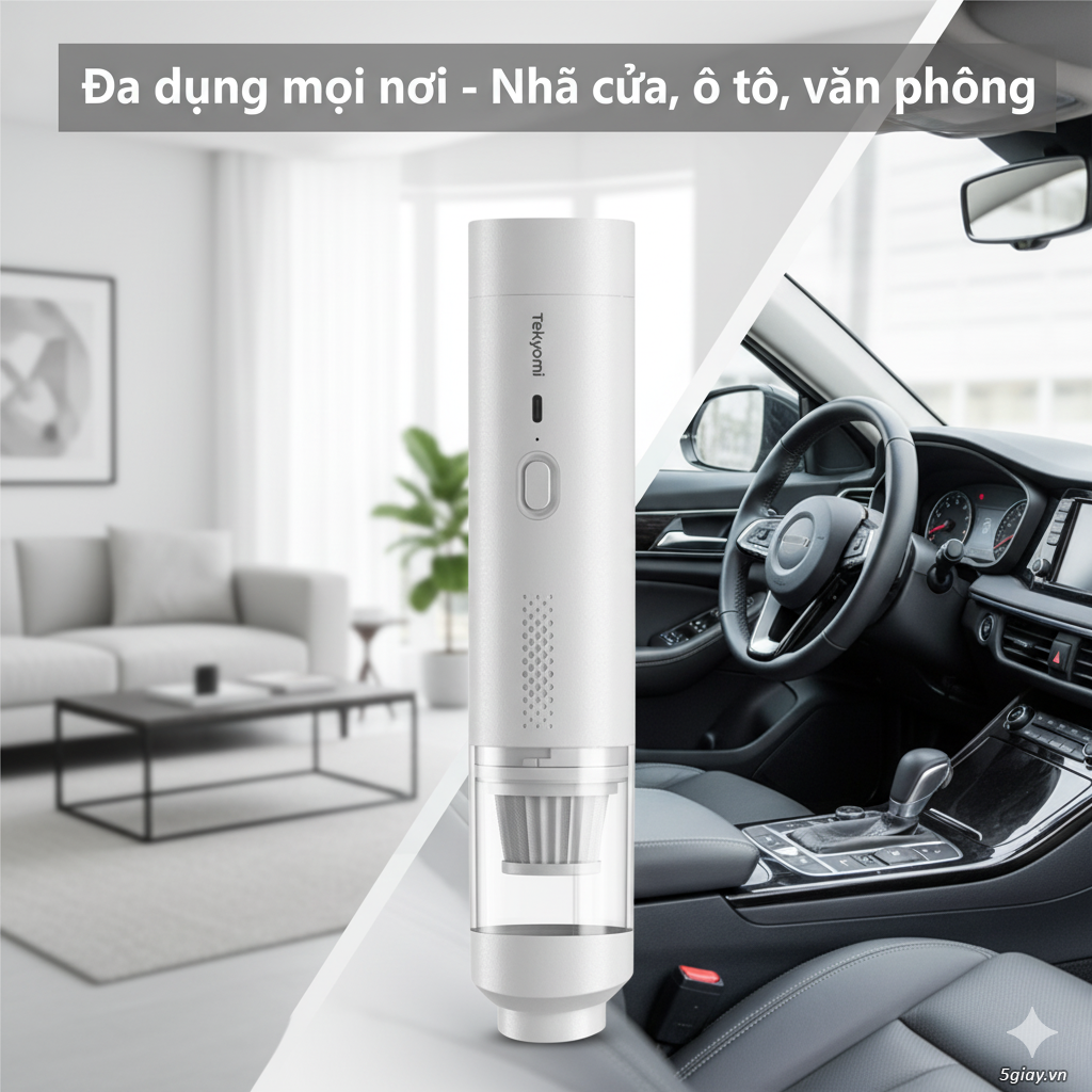 Máy Hút Bụi Cầm Tay Mini TEKYOMI EG-121 - 16