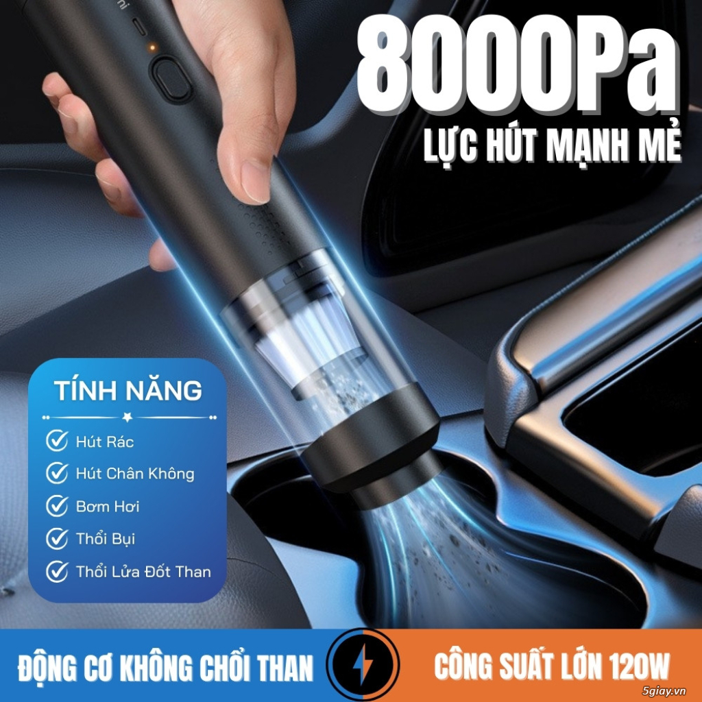 Máy Hút Bụi Cầm Tay Mini TEKYOMI EG-121 - 15