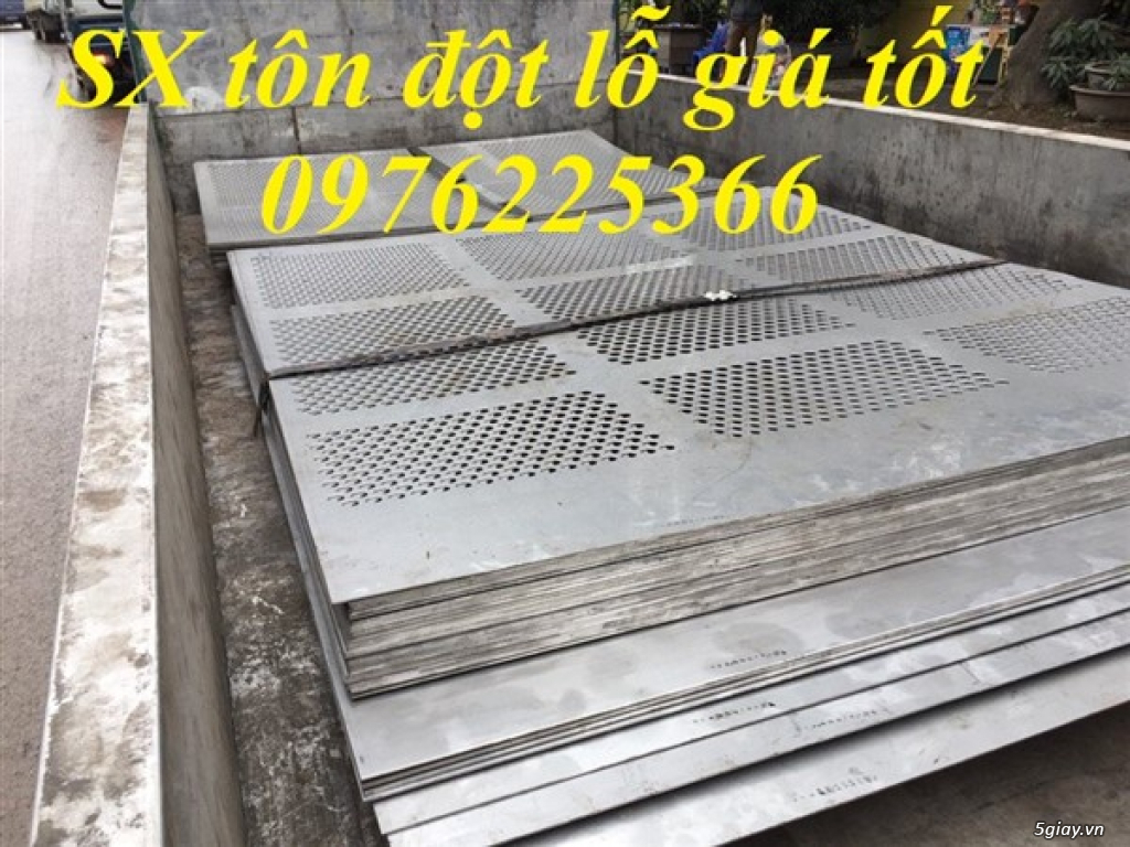 Cung cấp tôn đột lỗ dày 0.3ly, 0.4ly, 0.5ly, 0.7ly giá rẻ - 2
