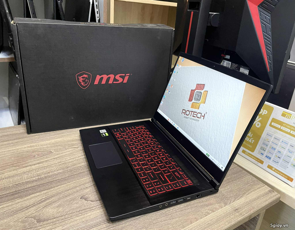 Msi gf63 i5-10500H Ram 16GB SSD 512GB VGA GTX 1650