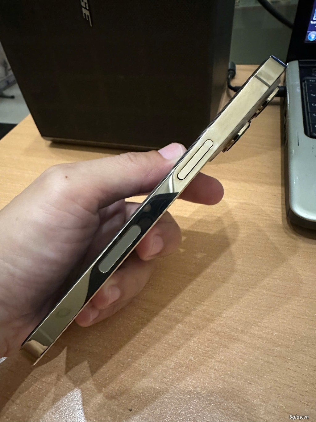 Bán iphone 13 pro 128gb gold quốc tế MỸ full zin 100% - 2