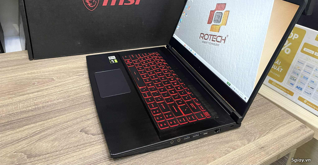 Msi gf63 i5-10500H Ram 16GB SSD 512GB VGA GTX 1650 - 1