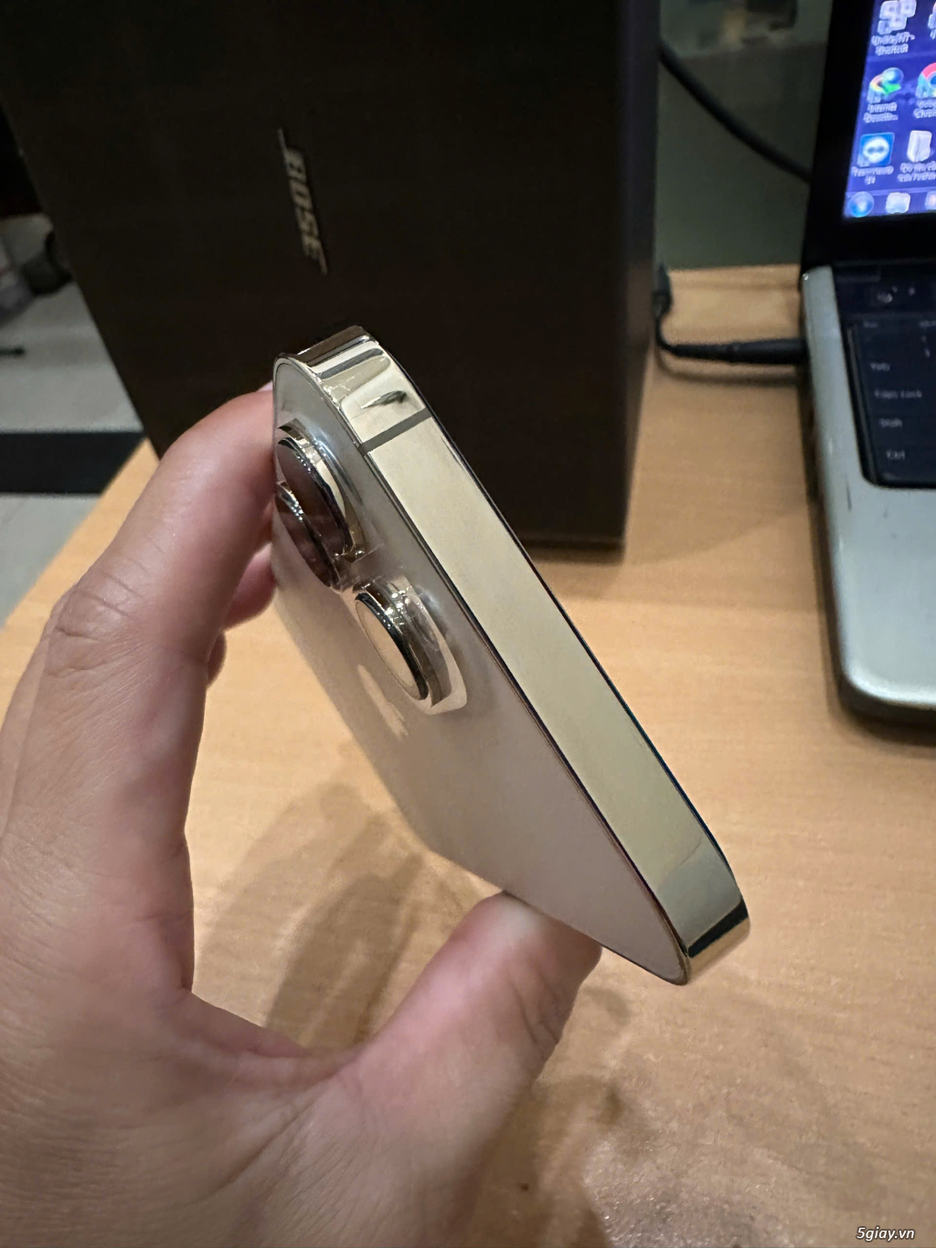 Bán iphone 13 pro 128gb gold quốc tế MỸ full zin 100% - 4