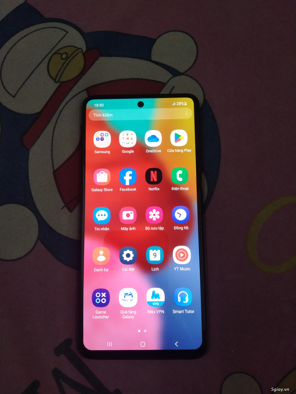 Samsung Galaxy A51 màuđen,Android 13,6.5inch giá tiền: 2triệu 300vnd