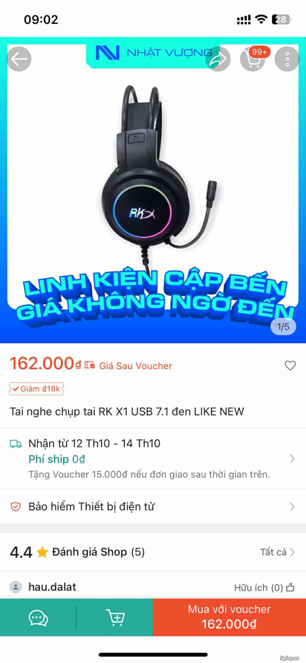 COMBO PHÍM CHUỘT + TAI NGHE ( bảo hành đến 2027) - 4