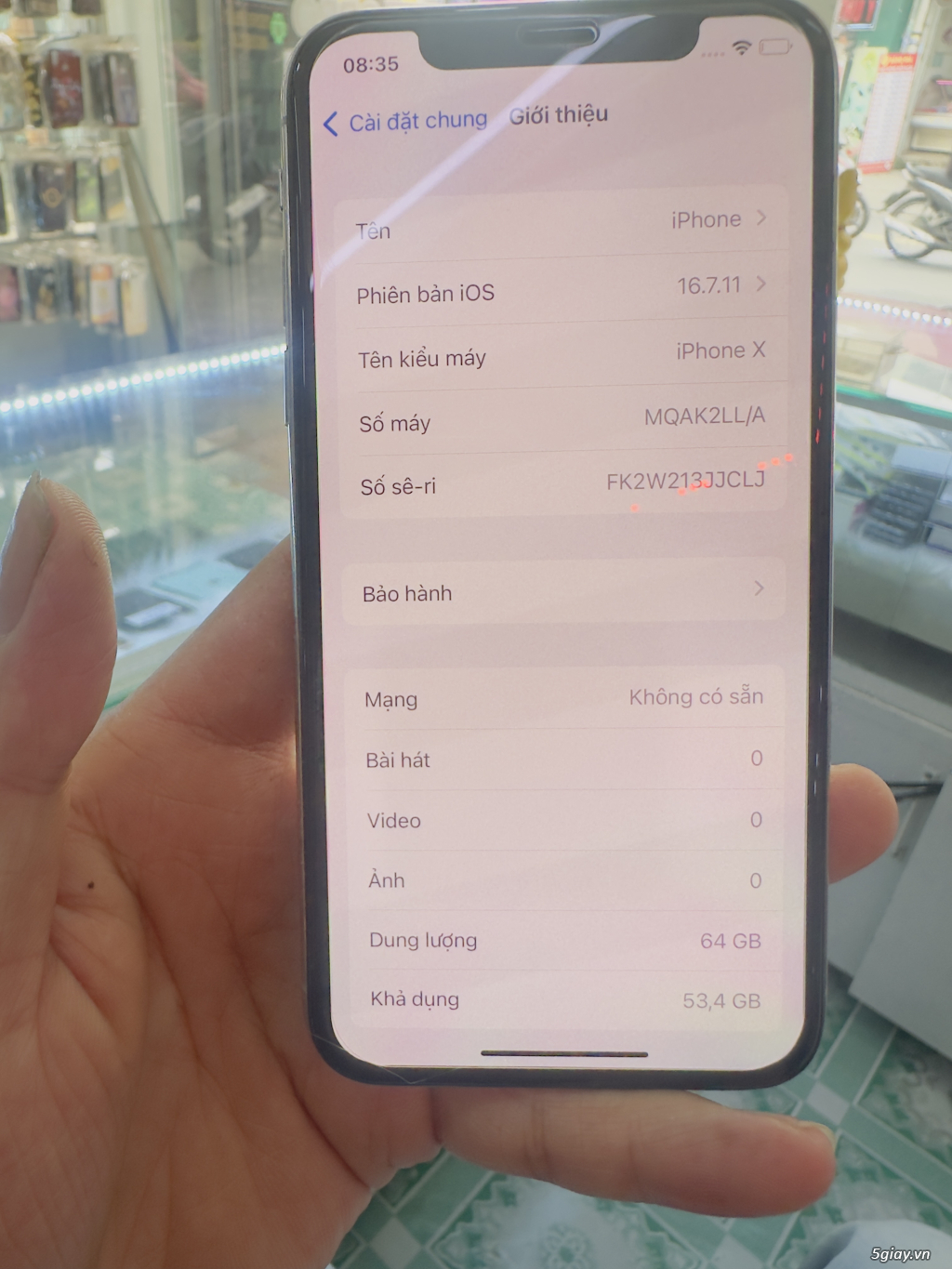Iphone x quốc té 64 gb full chức năng bao rédset - 4