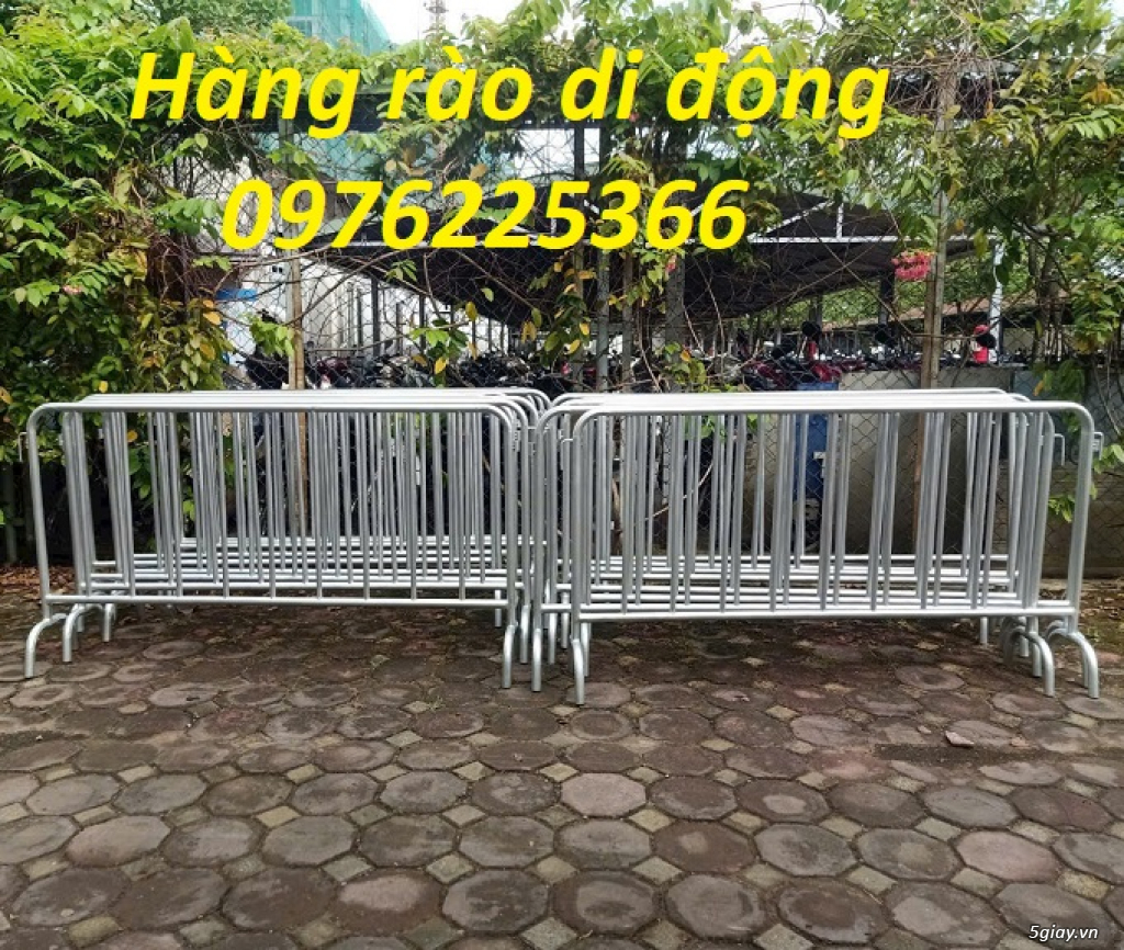 Hàng rào sắt chắn đường, hàng rào sắt di động - 1