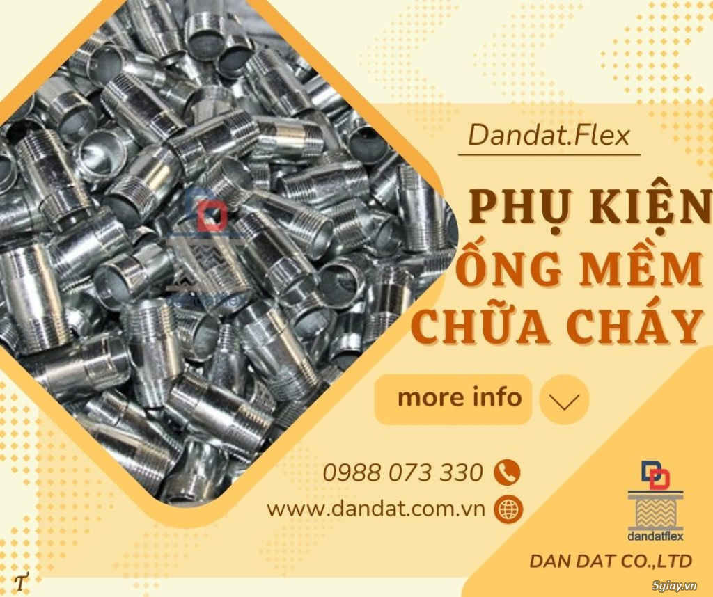 Ống chữa cháy/ Ống nối mềm cứu hỏa/ Ống nối mềm PCCC/ Khớp nối mềm Sprinkler - 3