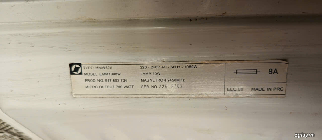 Lò vi sóng Electrolux MMW50X