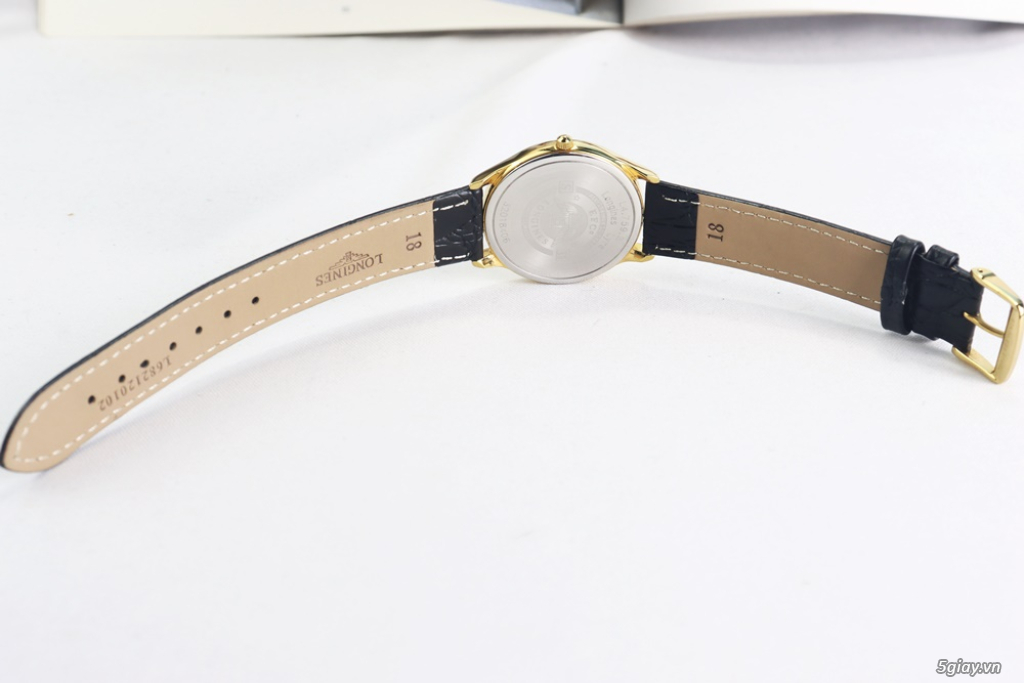 ĐH Nam Dây Da Longines Lyre L4.759.2.12.2 Demi Vàng Size 35mm - 10