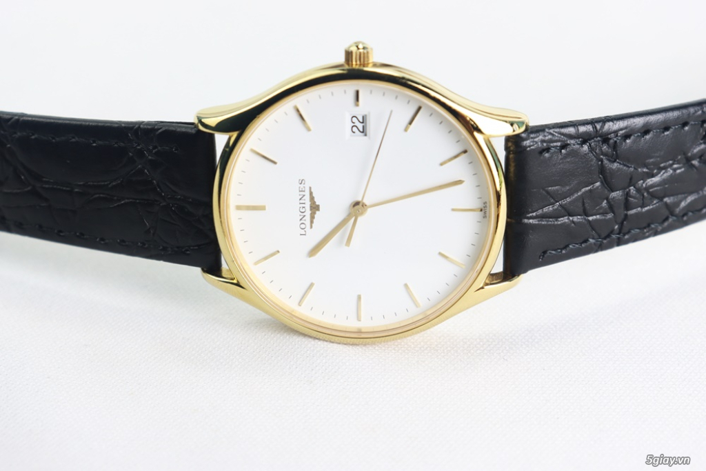 ĐH Nam Dây Da Longines Lyre L4.759.2.12.2 Demi Vàng Size 35mm - 13