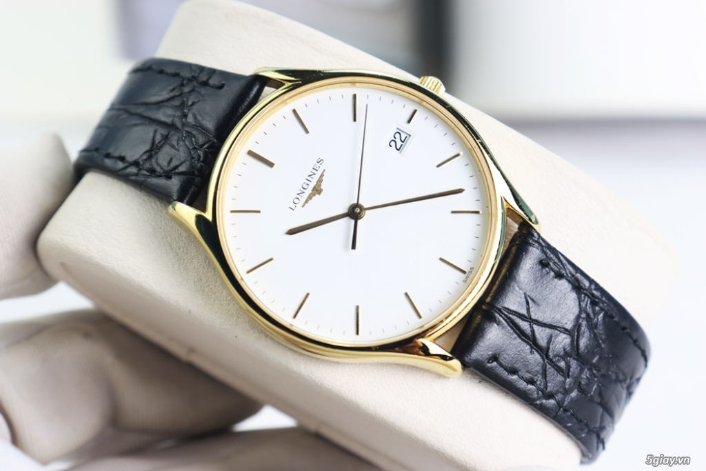 ĐH Nam Dây Da Longines Lyre L4.759.2.12.2 Demi Vàng Size 35mm - 7