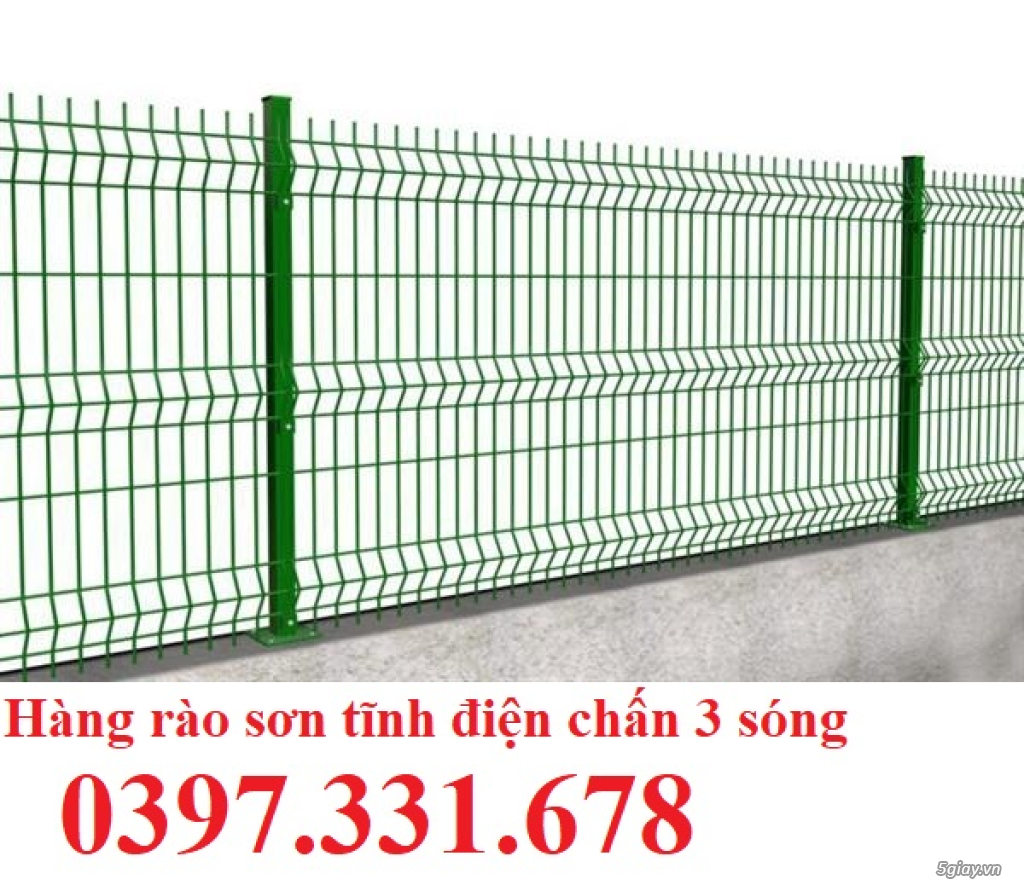 Hàng rào lưới thép sơn tĩnh điện phi 5 ô 50x200mm; Hàng rào lưới thép