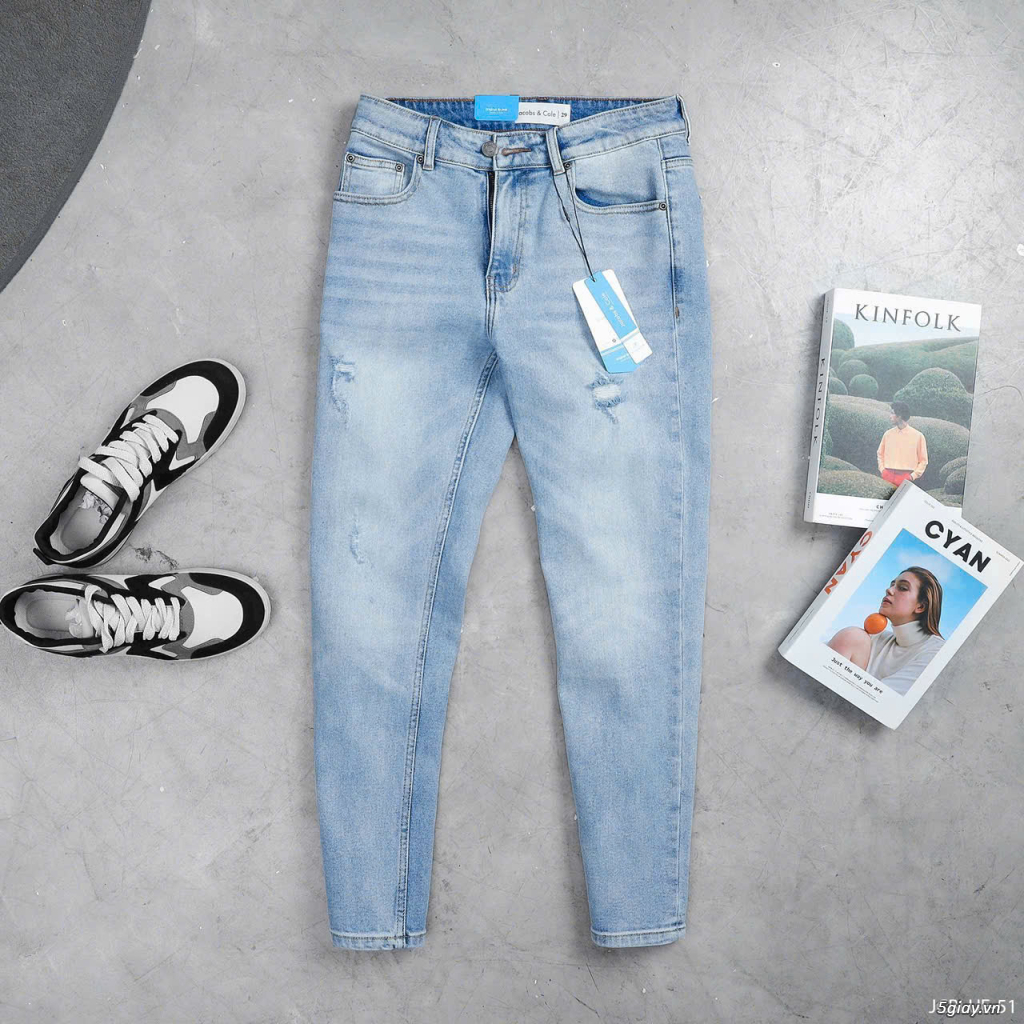 Quần jean nam Jacobs Cole – Tạo cảm giác cân đối, gọn gàng và đầy phon - 1