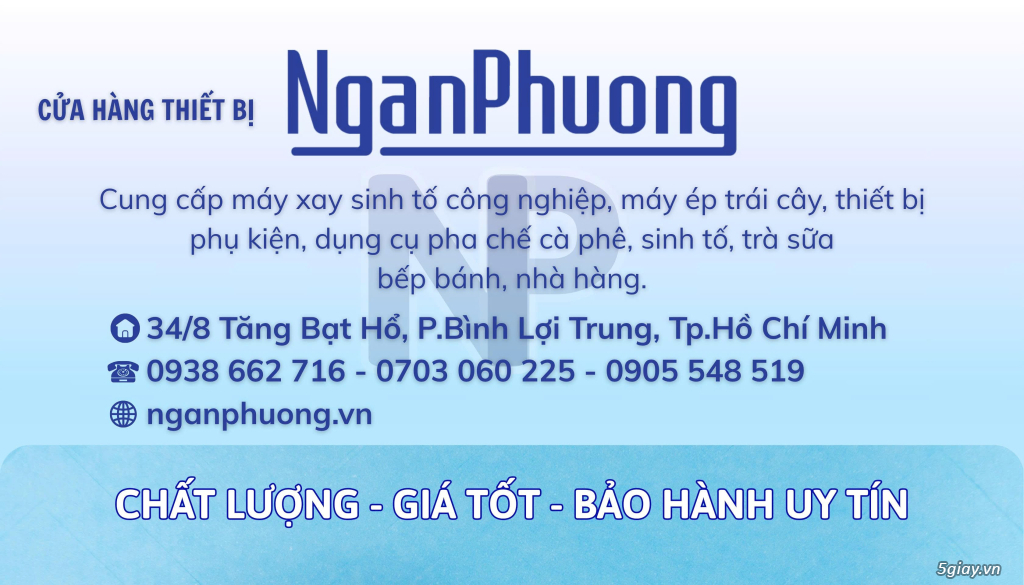 Máy xay sinh tố công nghiệp, ép trái cây dùng quán cafe, kinh doanh - 1