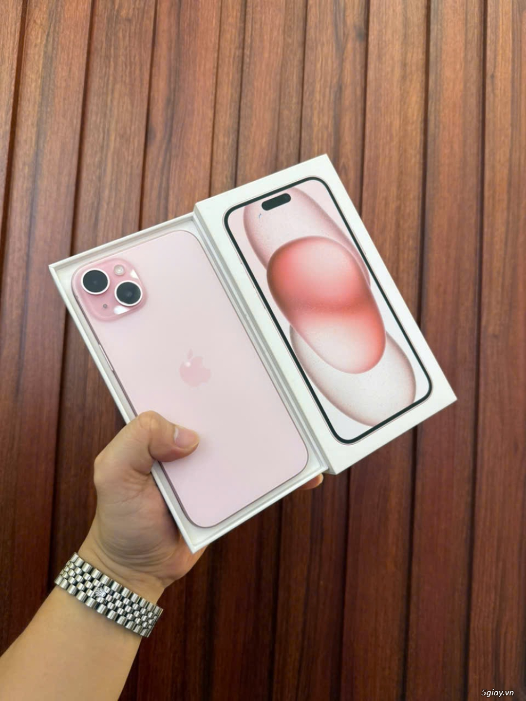 iPhone 15Plus 128G Pink Fullbox Zin all chưa Spa