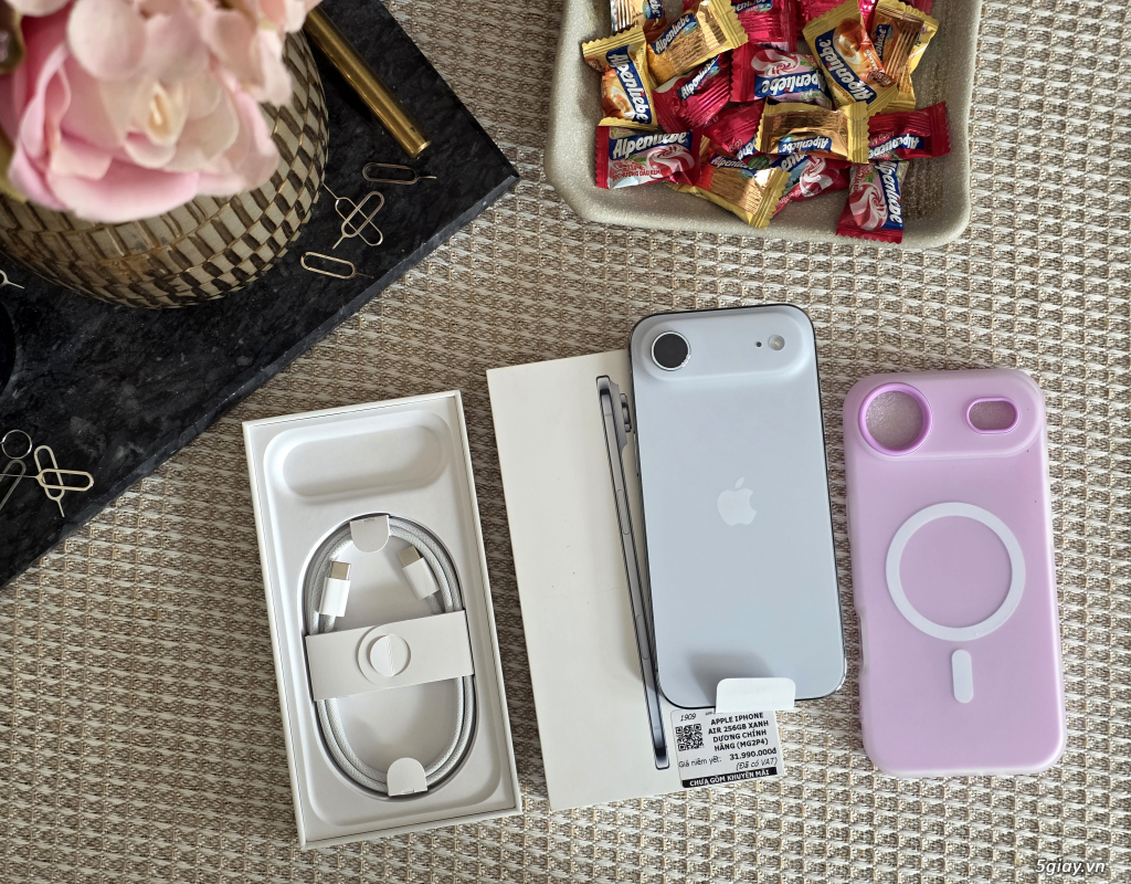 Iphone Air 256G Blue Zp/a Mới Sạc 14 Lần... ! - 2