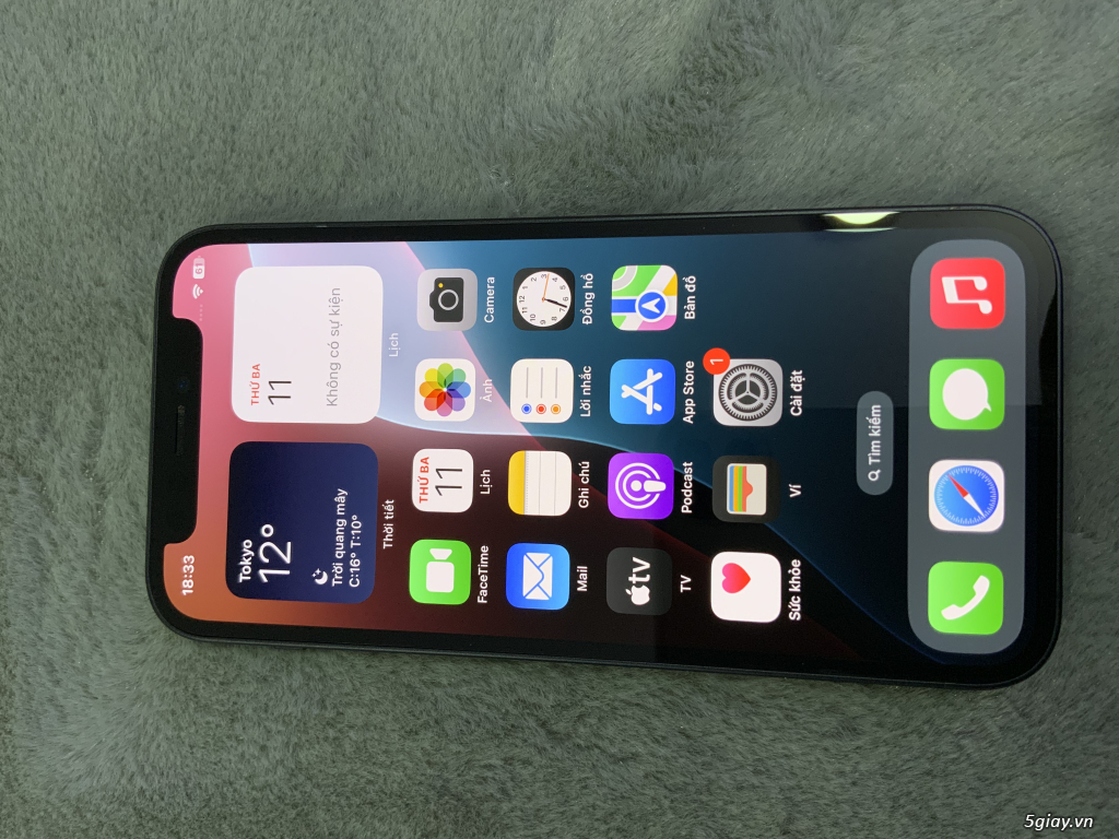 Iphone 12 mini 128gb màu đen