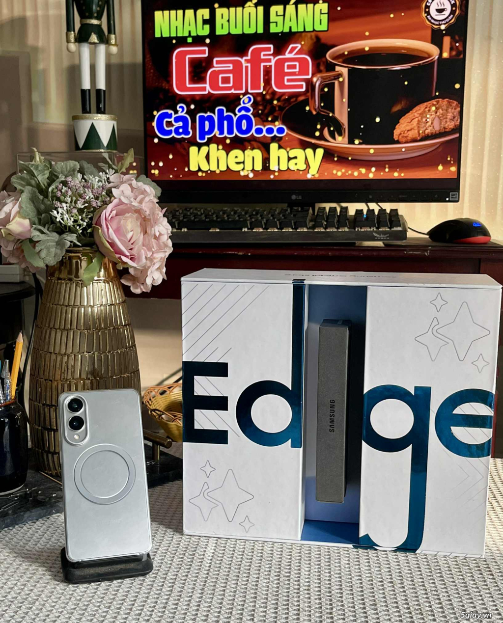 S25 Edge 512G Silver VN Keng. BH 6/2026 !