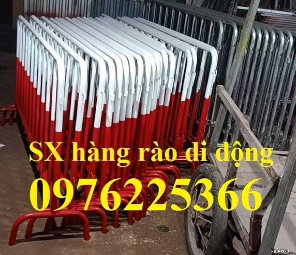 Các mẫu hàng rào sắt di động Bền - Đẹp - Giá rẻ