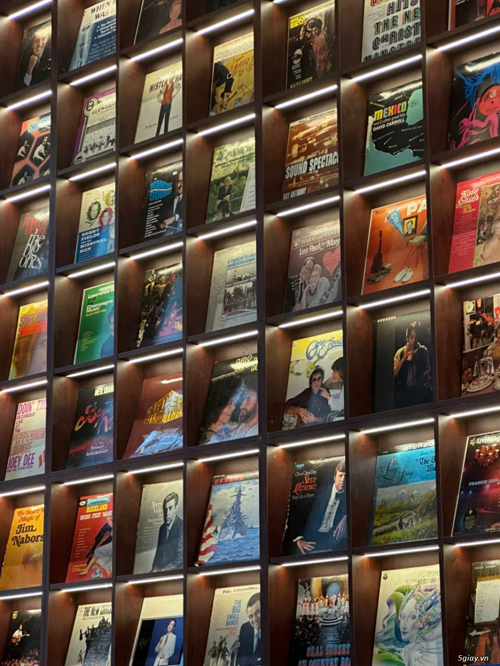 Bìa đĩa than album 2 mặt, dày và cứng cáp decor vintage quán cafe - 2