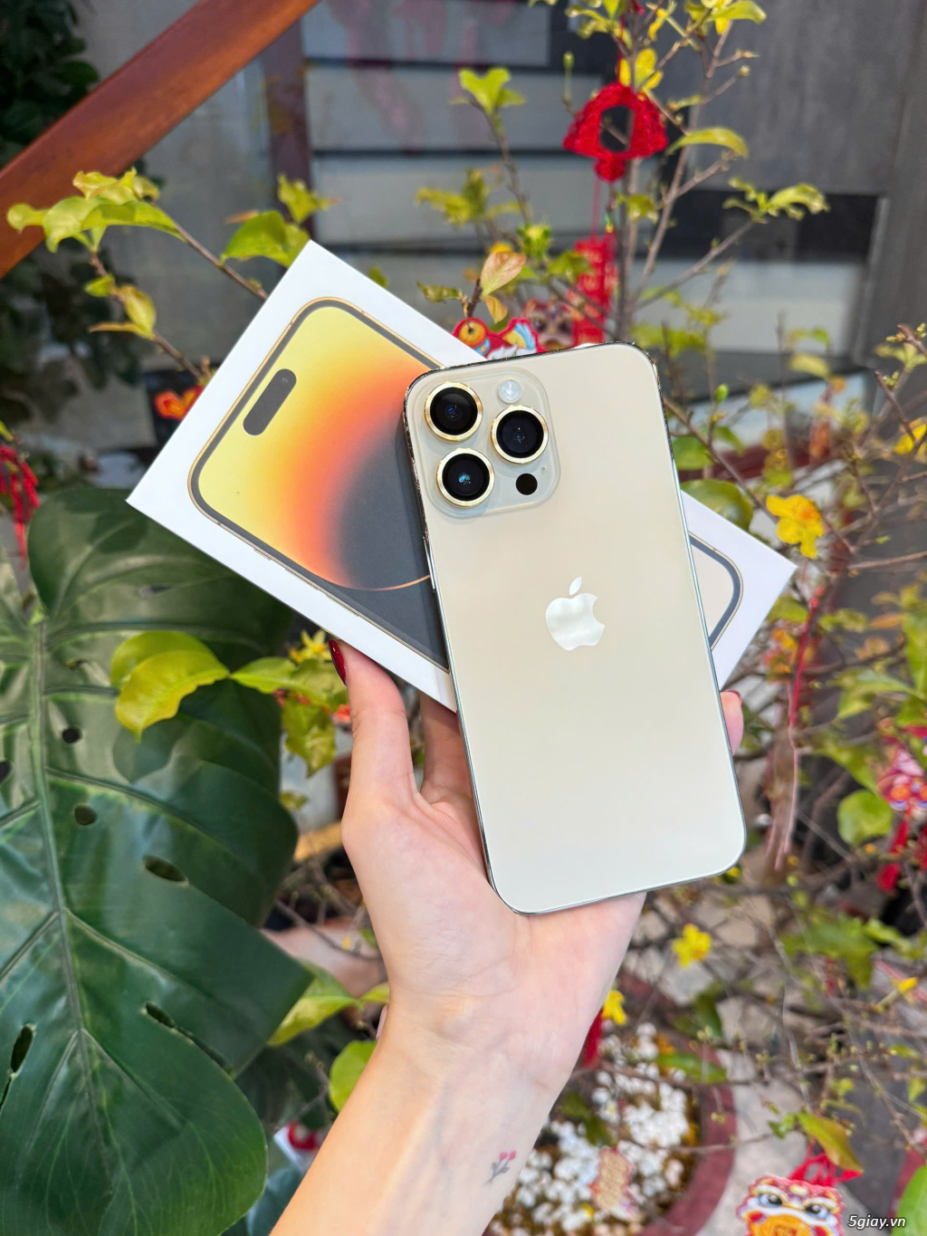 Iphone 14 Pro Max 256gb vàng gold mã Việt Nam . - 3