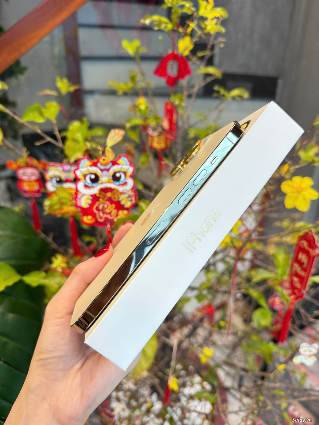 Iphone 14 Pro Max 256gb vàng gold mã Việt Nam . - 4