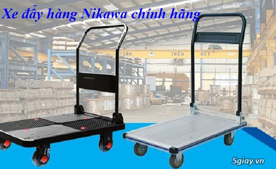 Bán Xe đẩy hàng bằng tay 4 bánh, Xe đẩy hàng cao cấp Nikawa - 5