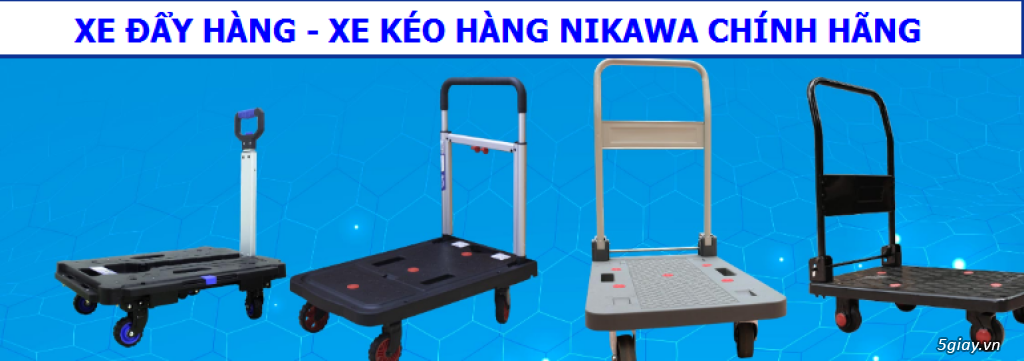 Xe đẩy, Xe đẩy hàng giá rẻ, Xe đẩy hàng Nikawa chính hãng - 6