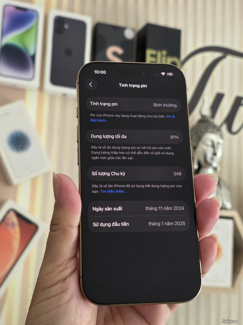 16 Pro 256G Desert VN/A. Pin 91%. BH 1/2026 - 4