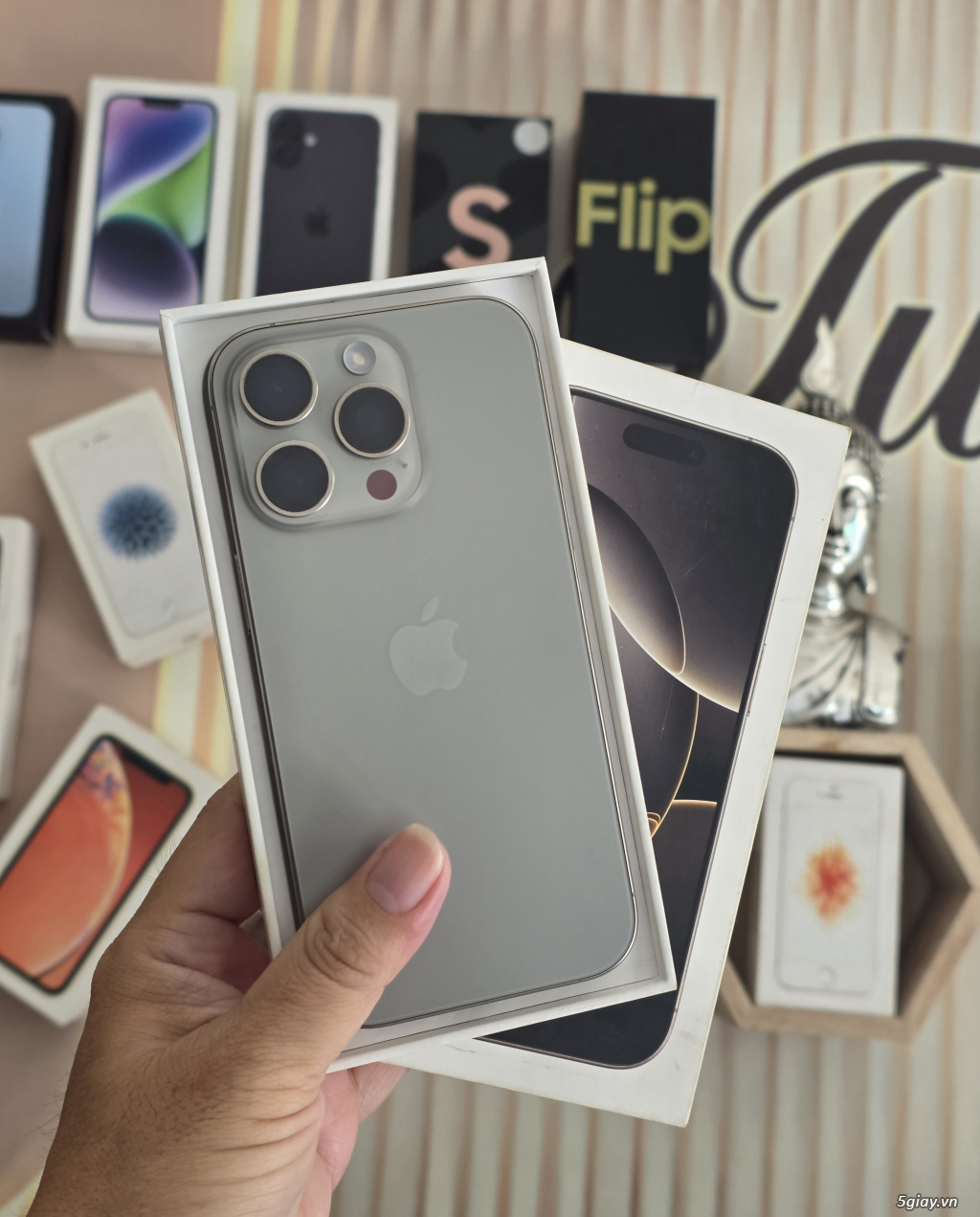 16 Pro 128G Natural VN. Pin 98%. BH 2/2026