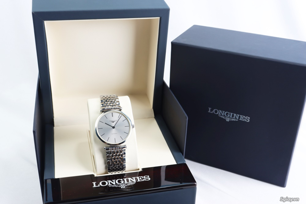 ĐH Nam : Longines La Grande L4.708.4.72 Automatic, Dây thép, Fullbox