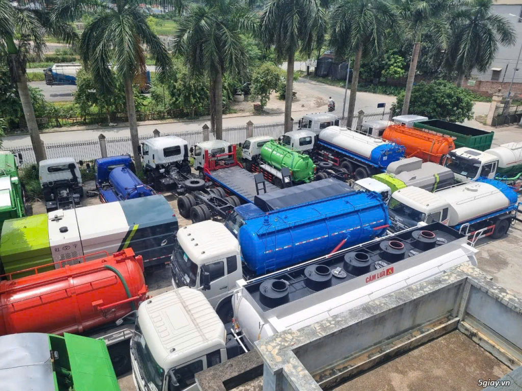 Xe bồn phun nước rửa đường dongfeng - 4