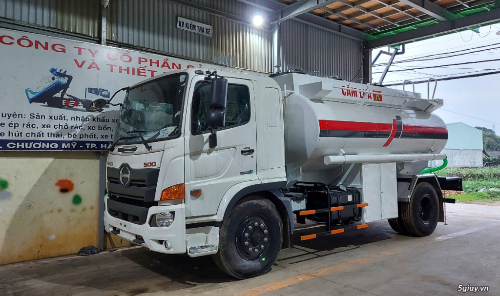 Xe chở xăng dầu hino 12 khối