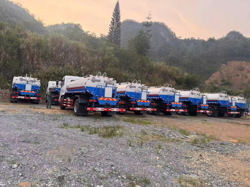 Xe bồn phun nước rửa đường dongfeng - 3
